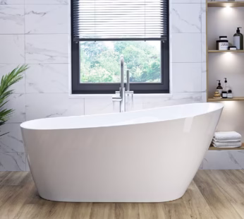 Freestanding Single Ended Slipper Bath 1700 x 740mm – Design