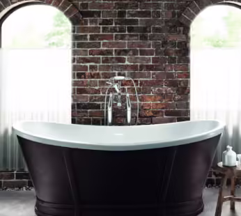 Metallic Freestanding Double Ended Slipper Bath 1750 x 800mm – Elementa