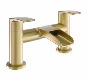 Brushed Brass Bath Mixer Tap – Elina