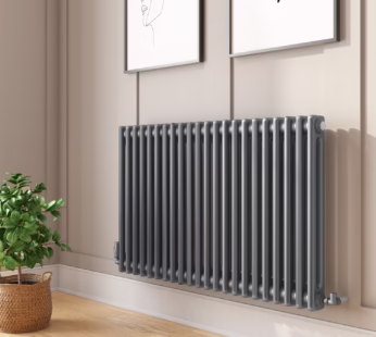 Anthracite Horizontal 2 Column Traditional Radiator 600 x 1010mm – Nambi