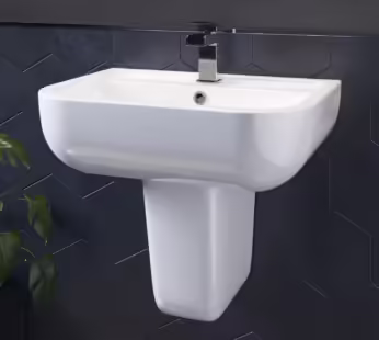 Modern Semi Pedestal Basin 550mm- Seren