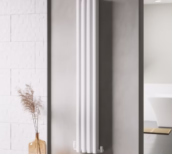 White Vertical Double Panel Radiator 1600 x 240mm – Margo
