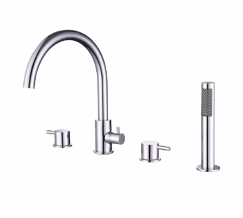 Chrome 4 Hole Bath Shower Mixer Tap – Arissa