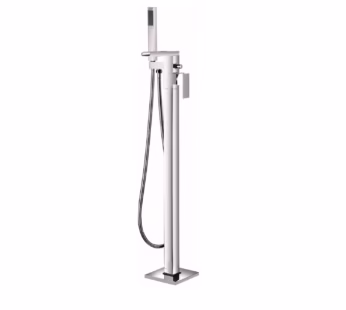 Chrome Waterfall Freestanding Bath Shower Mixer Tap – Quadra