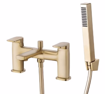 Brushed Brass Bath Shower Mixer Tap – Meko